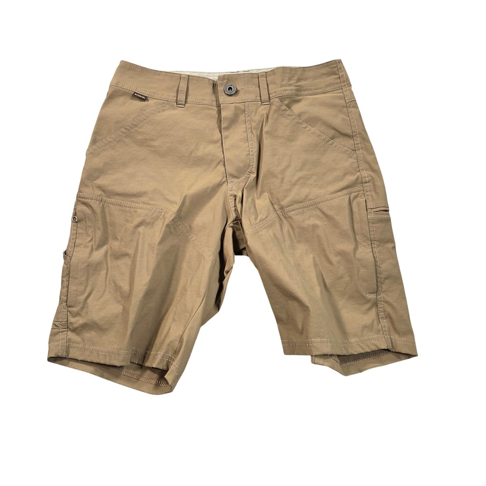 Kuhl Renegade Cargo Shorts Mens 30 Tan Khaki Hiking Outdoor Style 5121
